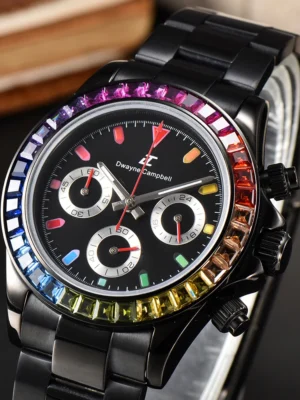 Montre étanche avec logo personnalisé pour homme